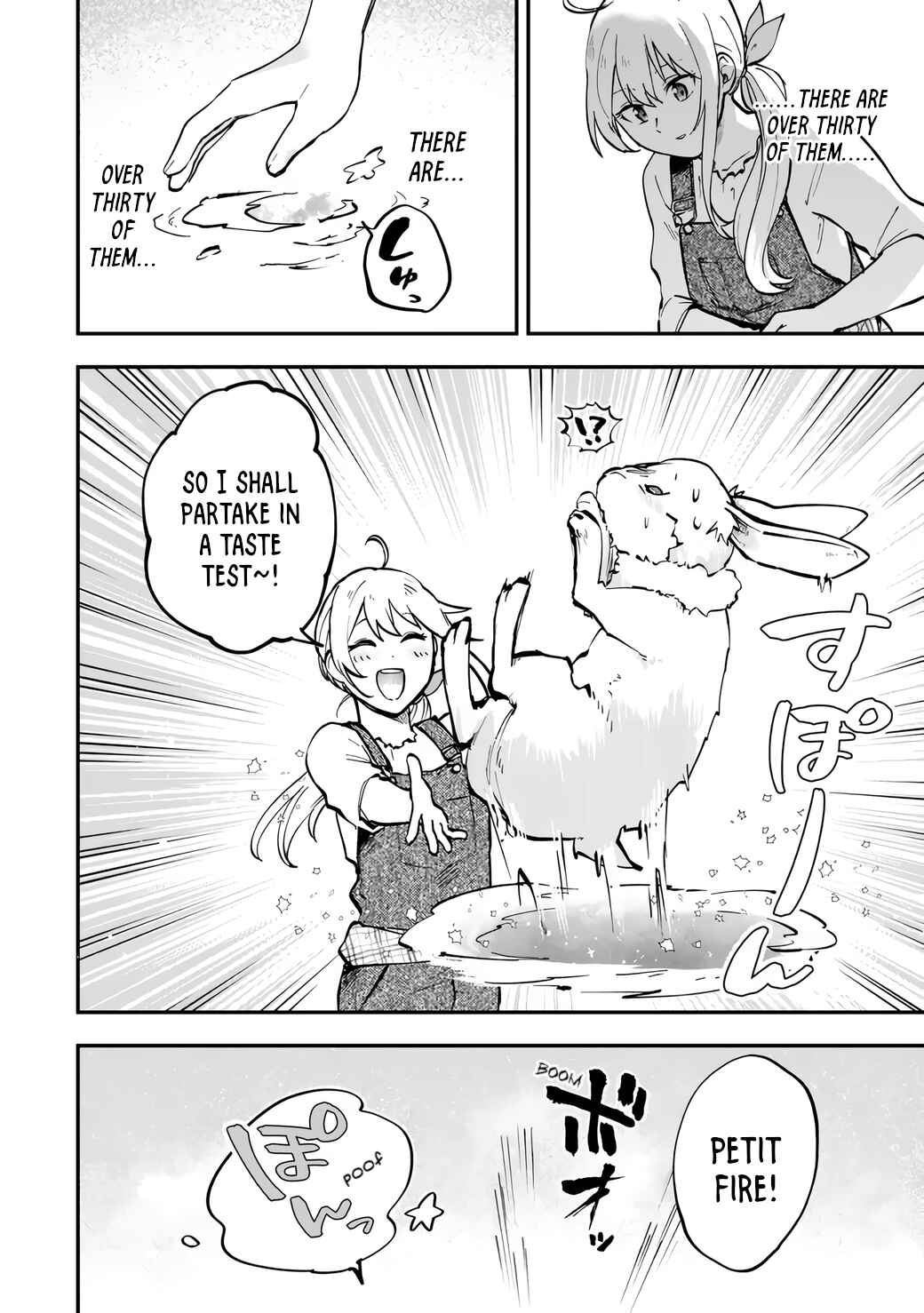 [Pakupaku desu wa] Tsuihou Sareta Ojou-sama no "Monster wo Taberu Hodo Tsuyoku Naru" Skill wa, 1-shoku de 1 Level Up Suru Zendai Mimon no Saikyou Skill deshita. 3-nichi de Jinrui Saikyou ni Narimashita wa! Chapter 9 - Page 28