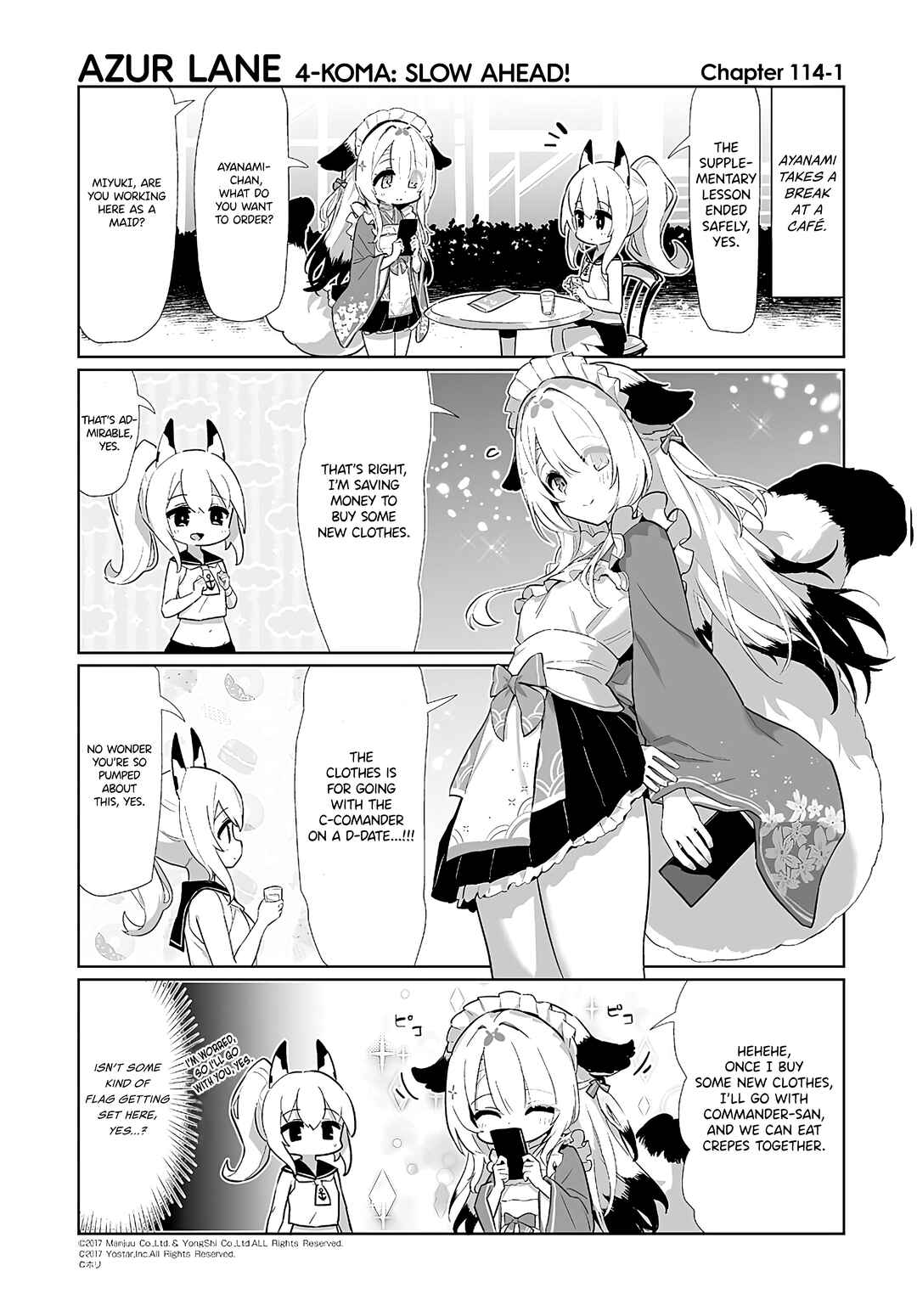 Azur Lane: Bisoku Zensin! Chapter 114 - Page 1