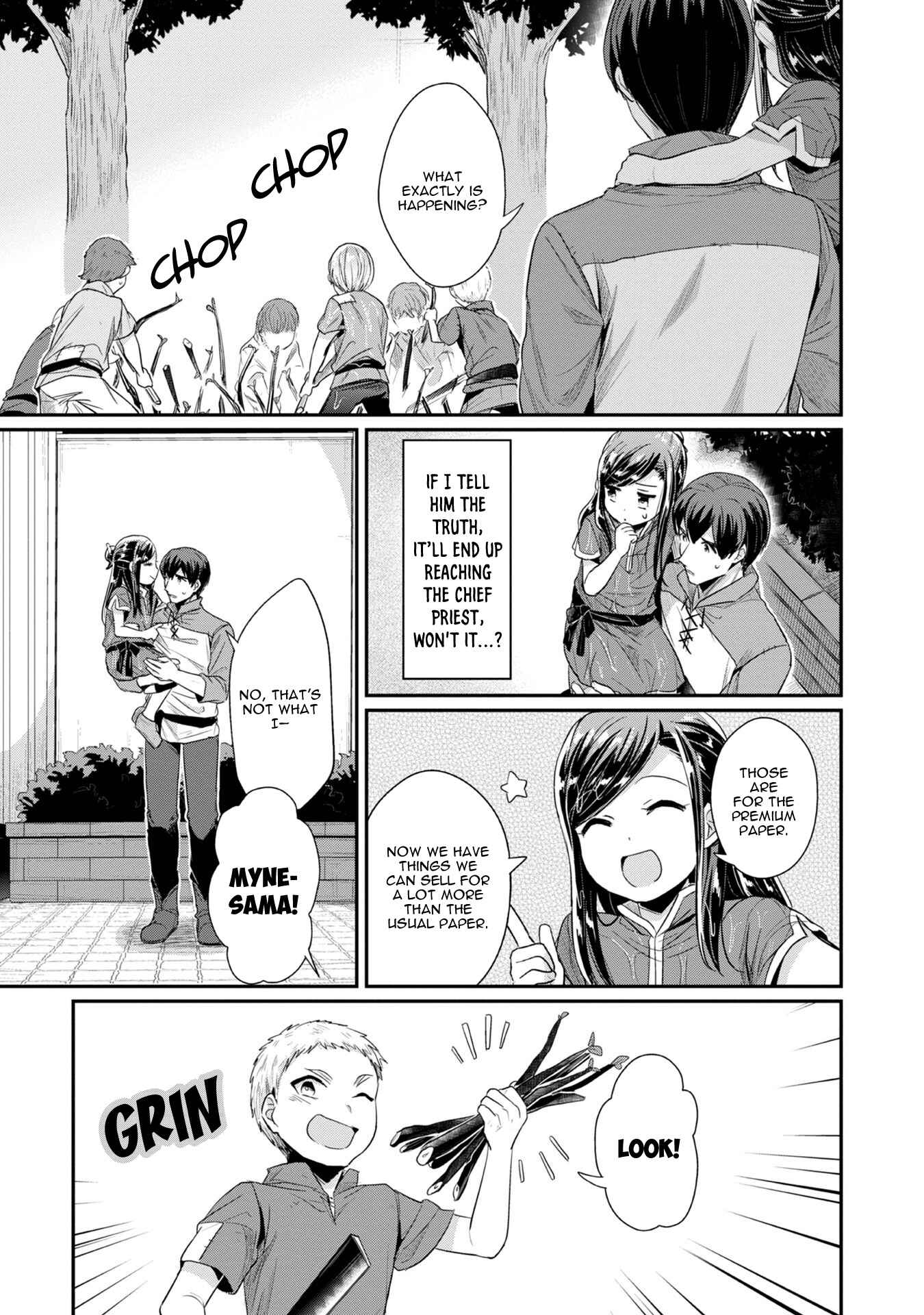 Honzuki no Gekokujou: Shisho ni Naru tame ni wa Shudan o Erandeiraremasen—Dai-2 Bu: Hon no Tamenara Miko ni Naru! Chapter 15 - Page 24