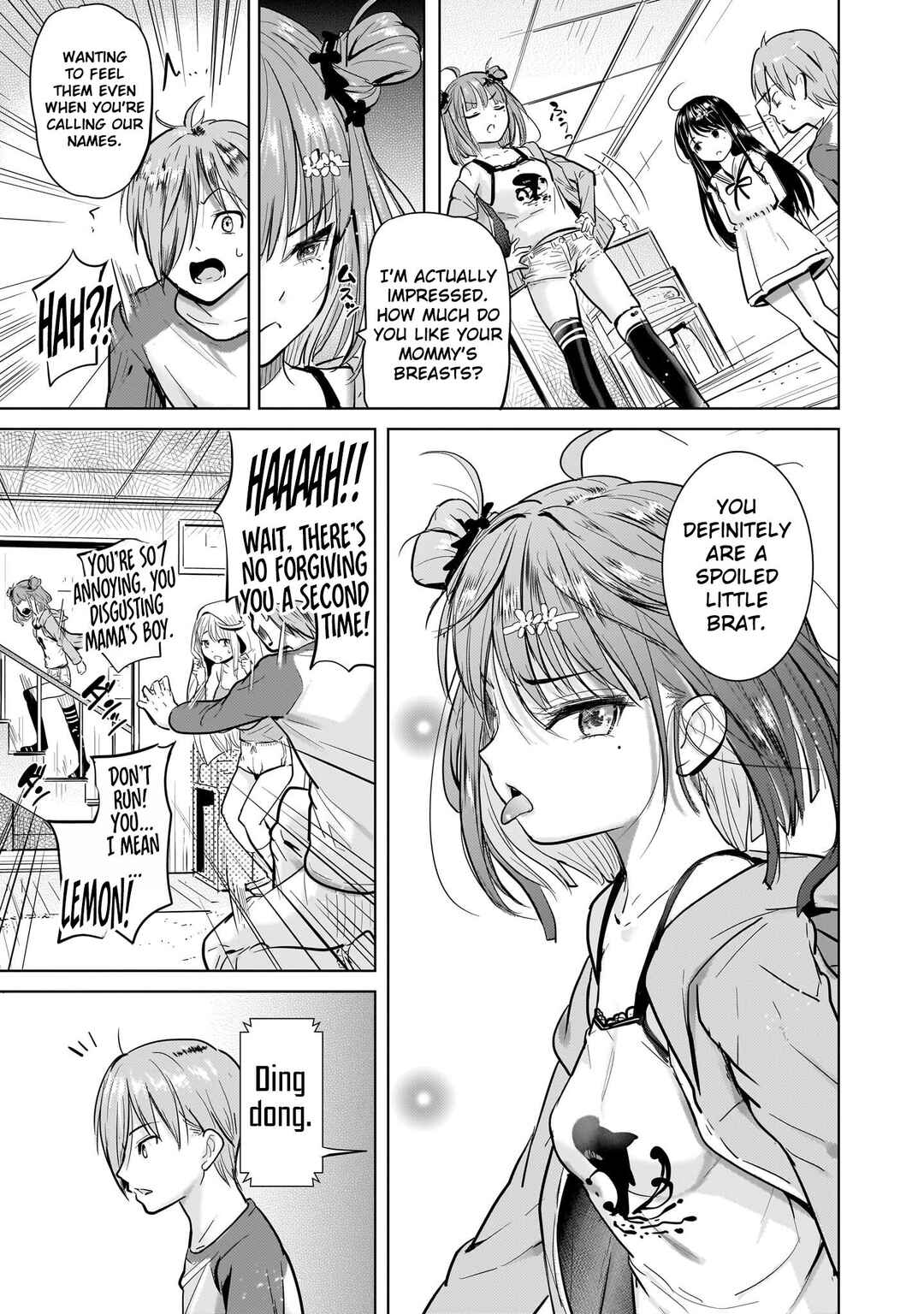 Yonin no Mama no Sei de Ore no Rabukome ga Mama Naranai Chapter 2 - Page 15