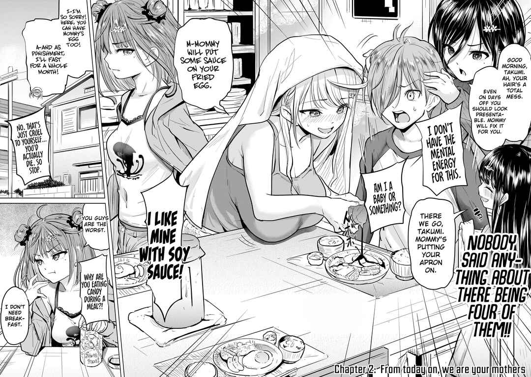 Yonin no Mama no Sei de Ore no Rabukome ga Mama Naranai Chapter 2 - Page 5