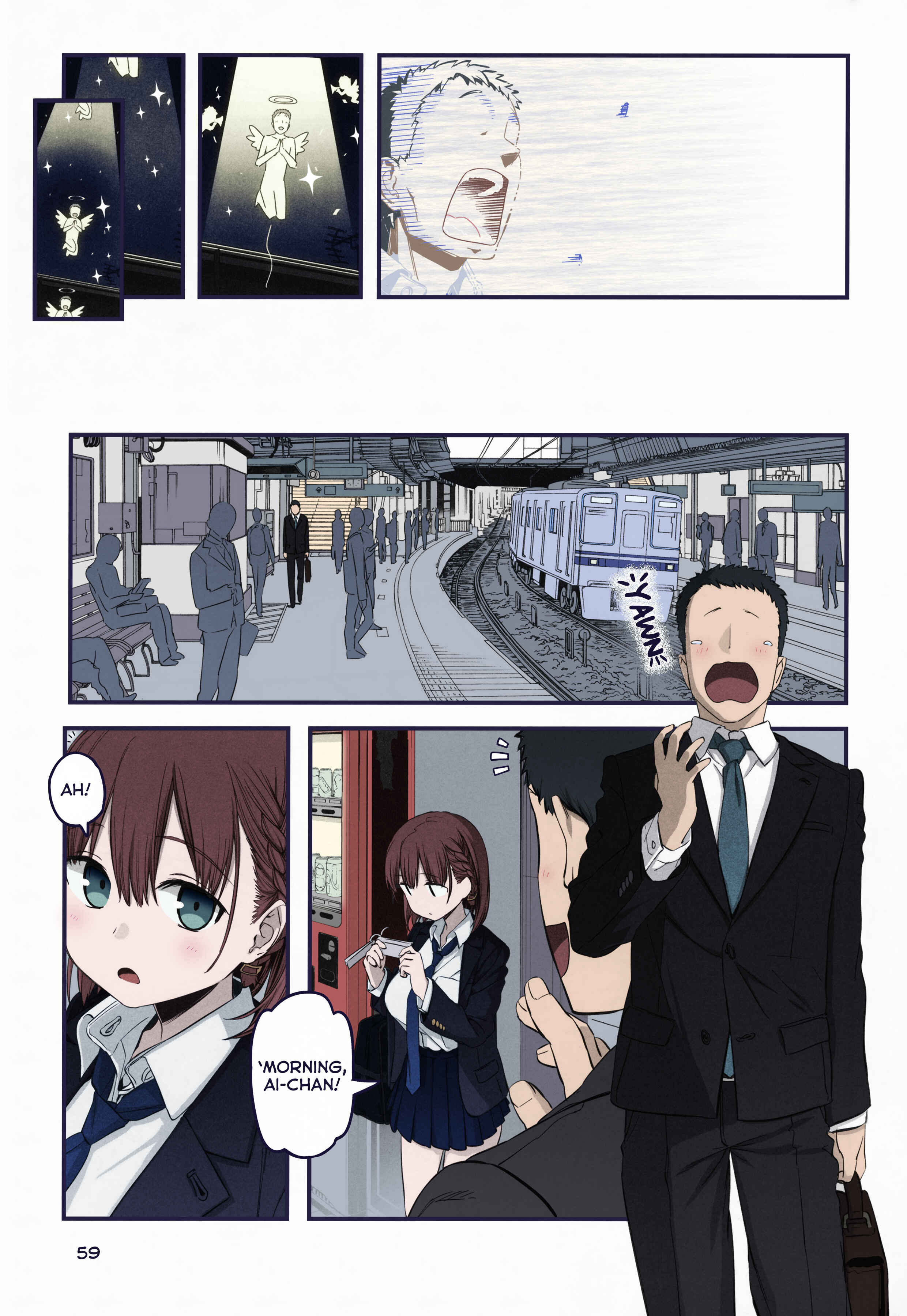 Getsuyoubi no Tawawa (Twitter Webcomic) (Fan Colored) Chapter 25 - Page 24