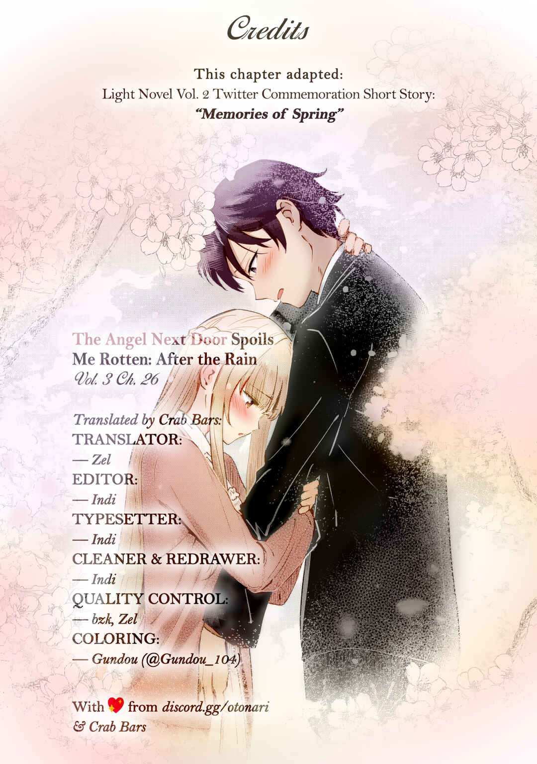 Otonari no Tenshi-sama ni Itsunomanika Dame Ningen ni Sareteita Ken: after the rain Chapter 26 - Page 13
