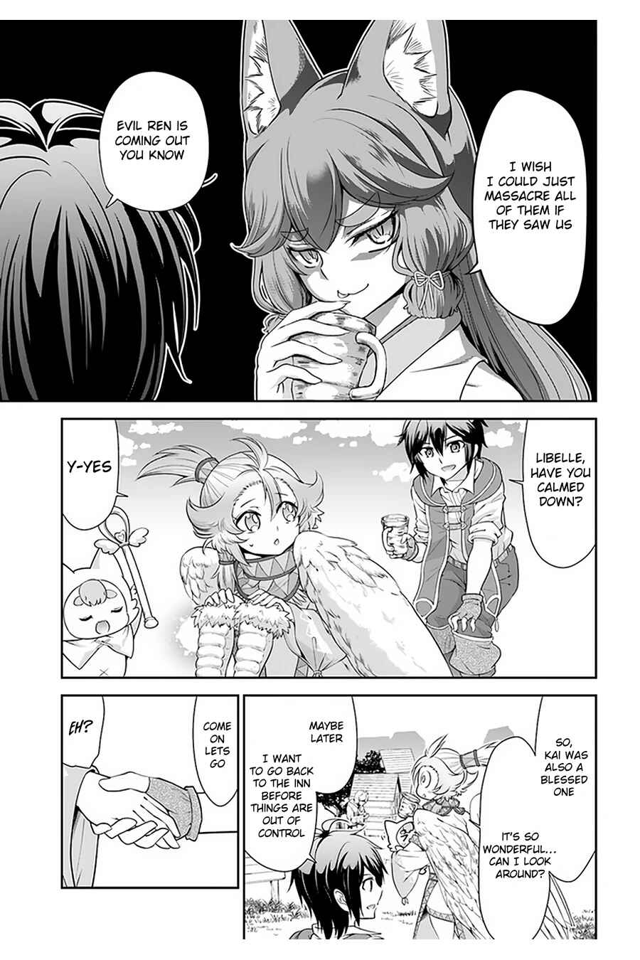 Tenohira Kaitaku Mura de Isekai Kenkokuki ~Fueteku Yome-tachi to Nonbiri Mujintou Life~ Chapter 28 - Page 11