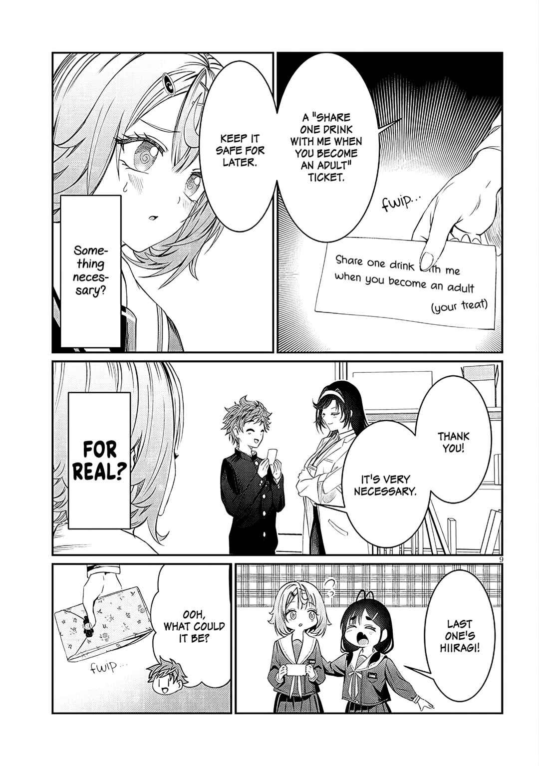 Kimi wa Yakamashi Tojite yo Kuchi wo! Chapter 39 - Page 9