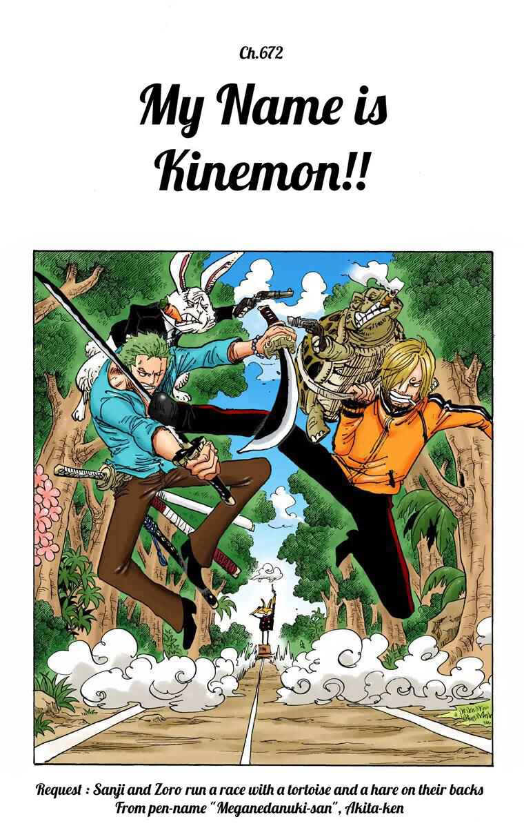 One Piece (Official Colored) Chapter 672 - Page 2