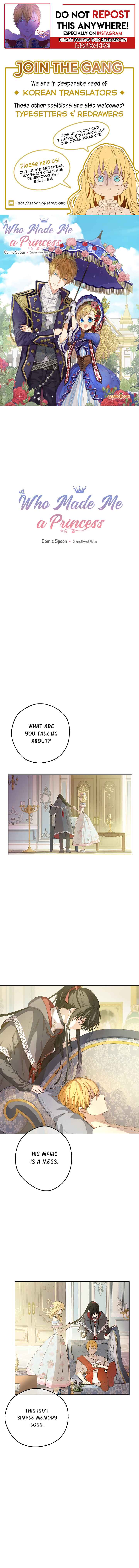 Who Made Me a Princess Chapter 70 - Page 1