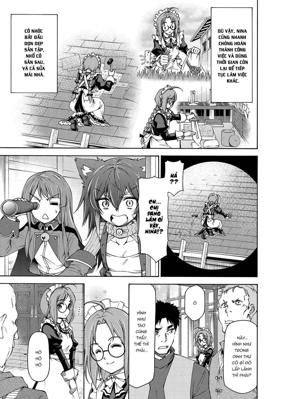 Maid nara Touzen desu. ~Nureginu wo Kiserareta Bannou Maid-san wa Tabi ni Deru Koto ni shimashita.~ Chapter 17 - Page 28