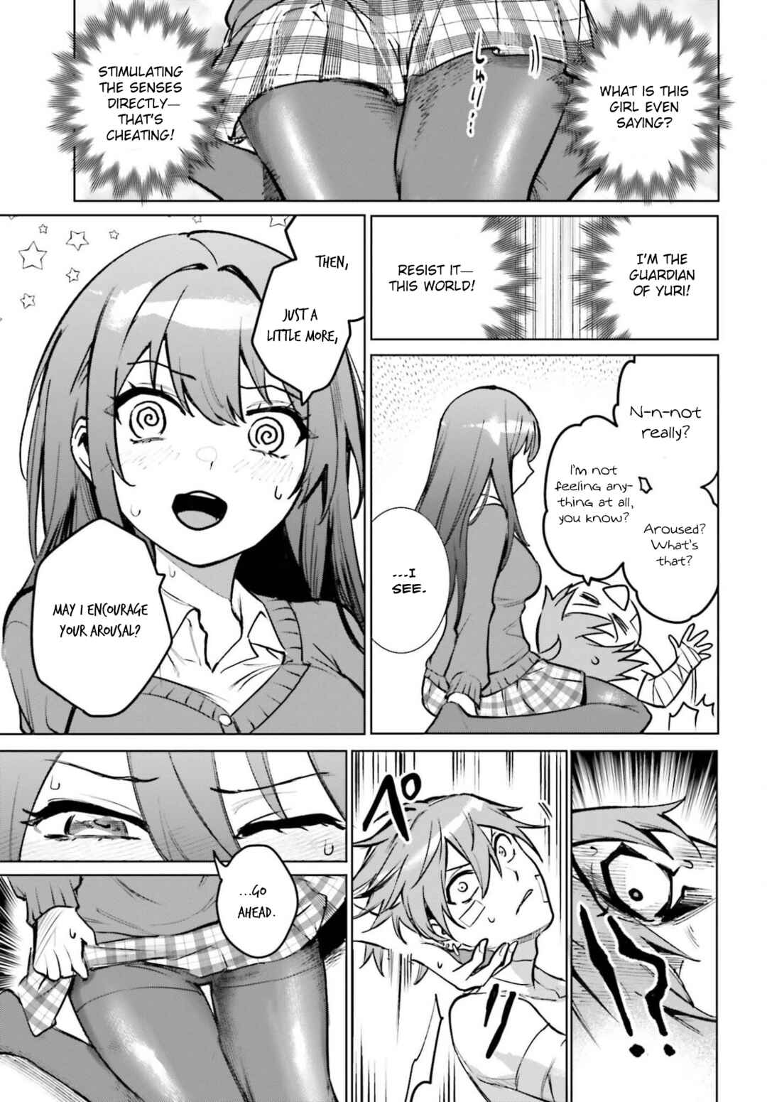 Danshi Kinsei Game Sekai de Ore ga Yaru Beki Yuiitsu no Koto: Yuri no Aida ni Hasamaru Otoko Toshite Tensei Shite Shimaimashita Chapter 11 - Page 21