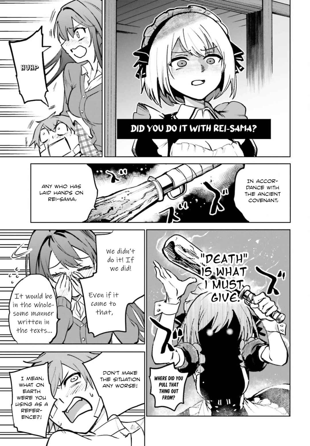 Danshi Kinsei Game Sekai de Ore ga Yaru Beki Yuiitsu no Koto: Yuri no Aida ni Hasamaru Otoko Toshite Tensei Shite Shimaimashita Chapter 11 - Page 25