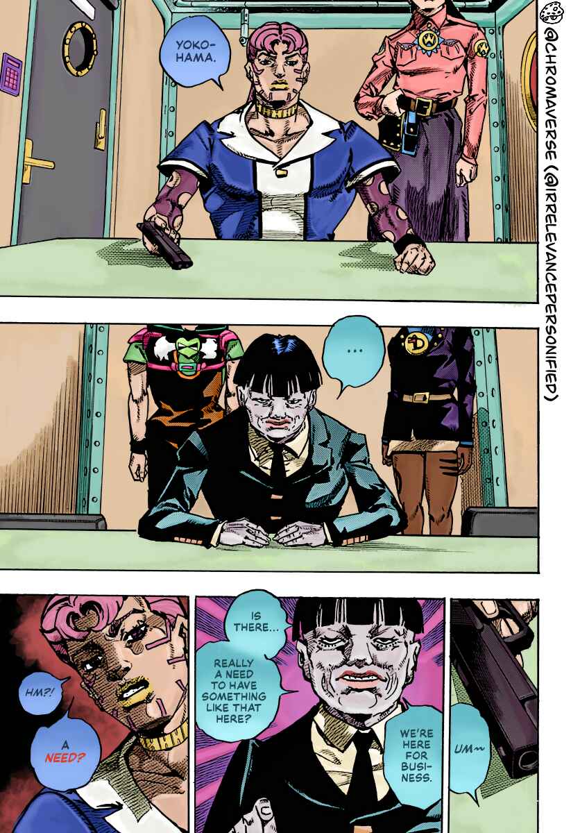 JoJo's Bizarre Adventure Part 9 - The JOJOLands (Fan-Colored) Chapter 23 - Page 22