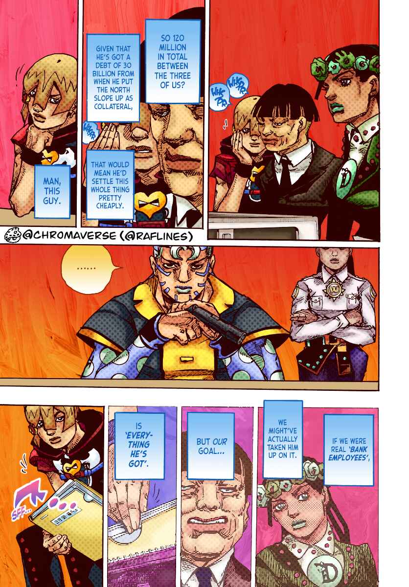 JoJo's Bizarre Adventure Part 9 - The JOJOLands (Fan-Colored) Chapter 23 - Page 28