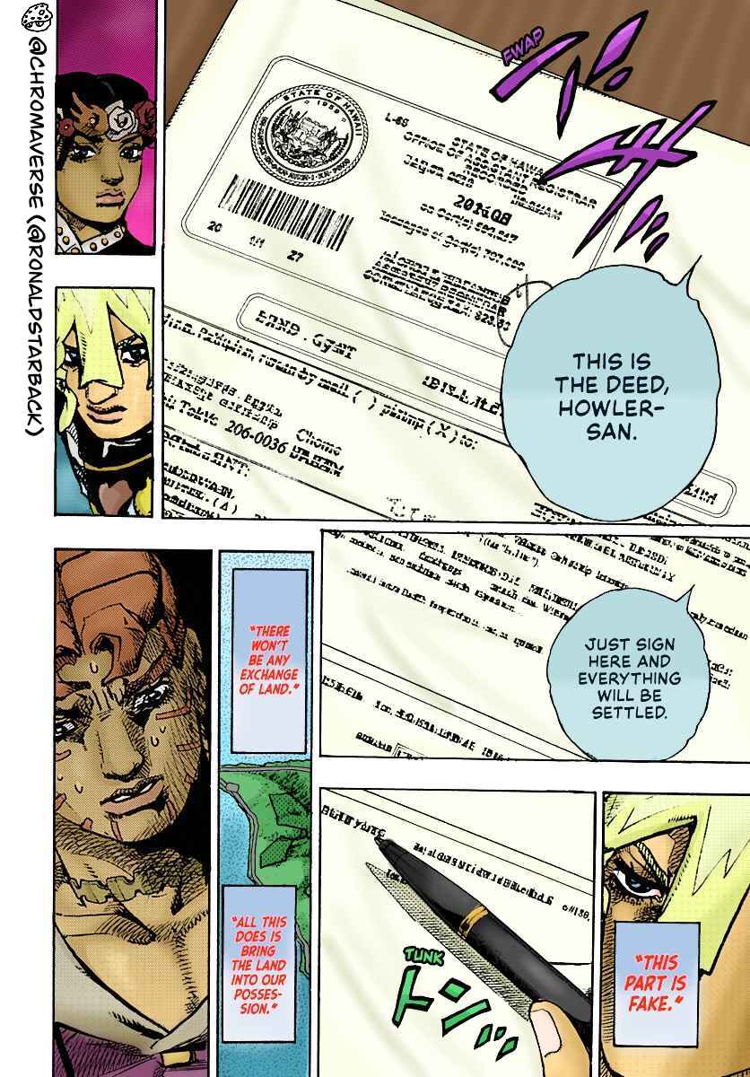 JoJo's Bizarre Adventure Part 9 - The JOJOLands (Fan-Colored) Chapter 23 - Page 34