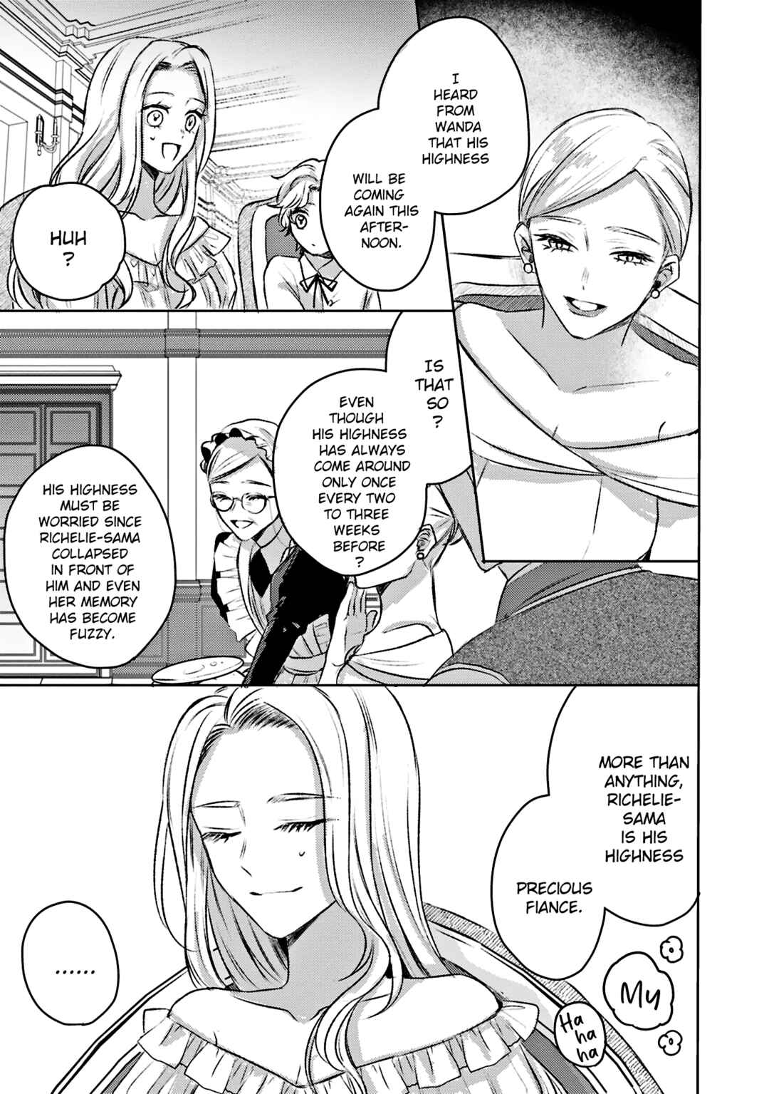 Ko, Konna Ikemen ga Watashi no Osananajimi de Kon'yakusha Desutte? Sasuga Akuyaku Reijou, Sore Kurai no Utsuwa Janakereba Konna Taiyaku Tsutomaranai Wa Chapter 3 - Page 8