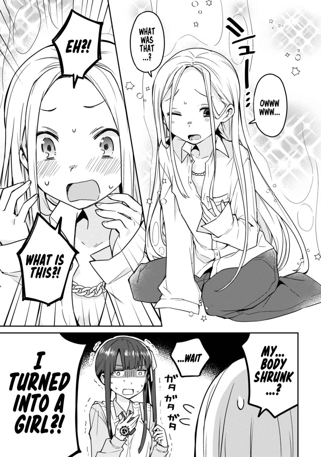 Asa Okitara Onnanoko ni Natteita Danshi Koukousei-tachi no Hanashi Chapter 4 - Page 3
