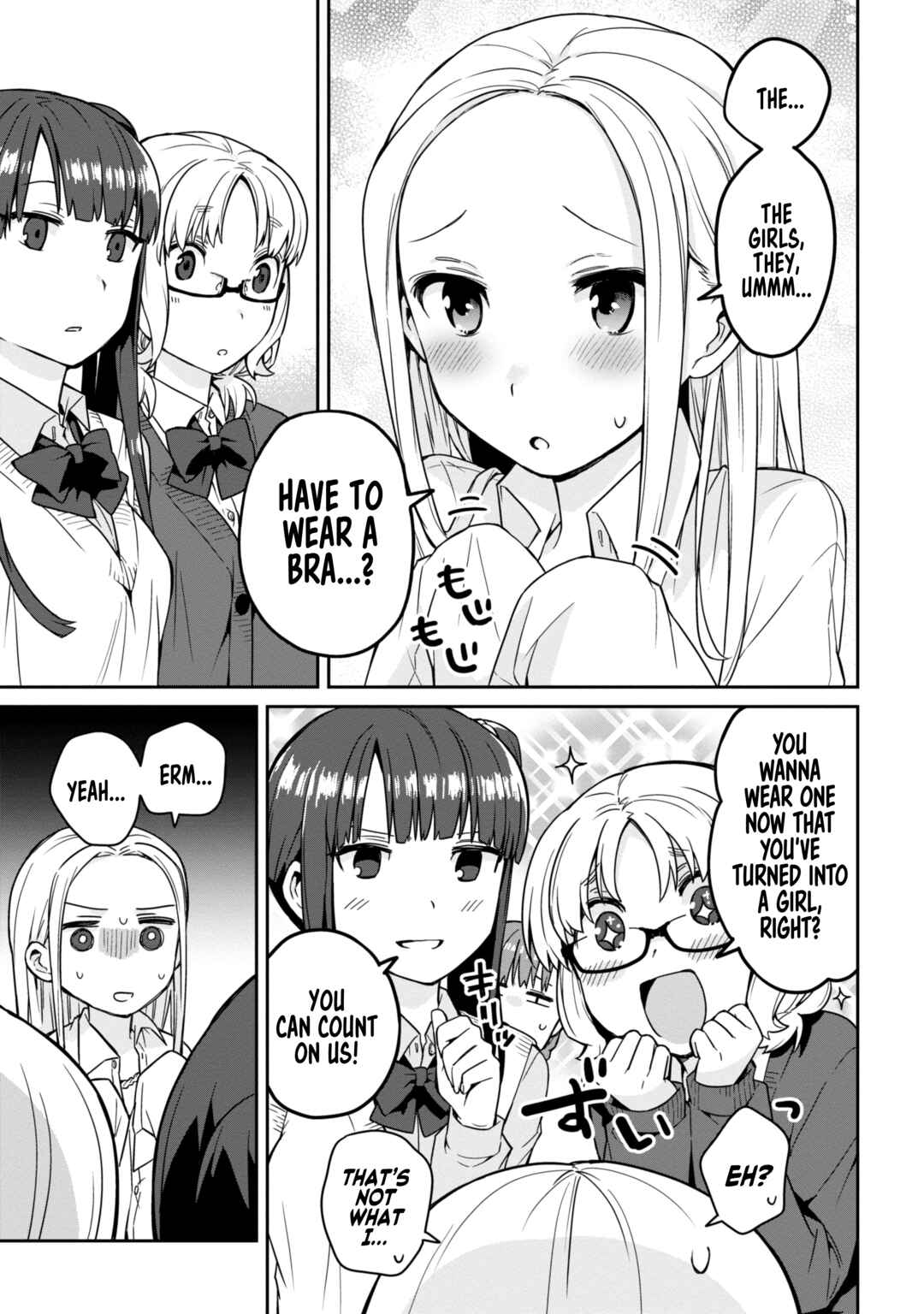 Asa Okitara Onnanoko ni Natteita Danshi Koukousei-tachi no Hanashi Chapter 4 - Page 7