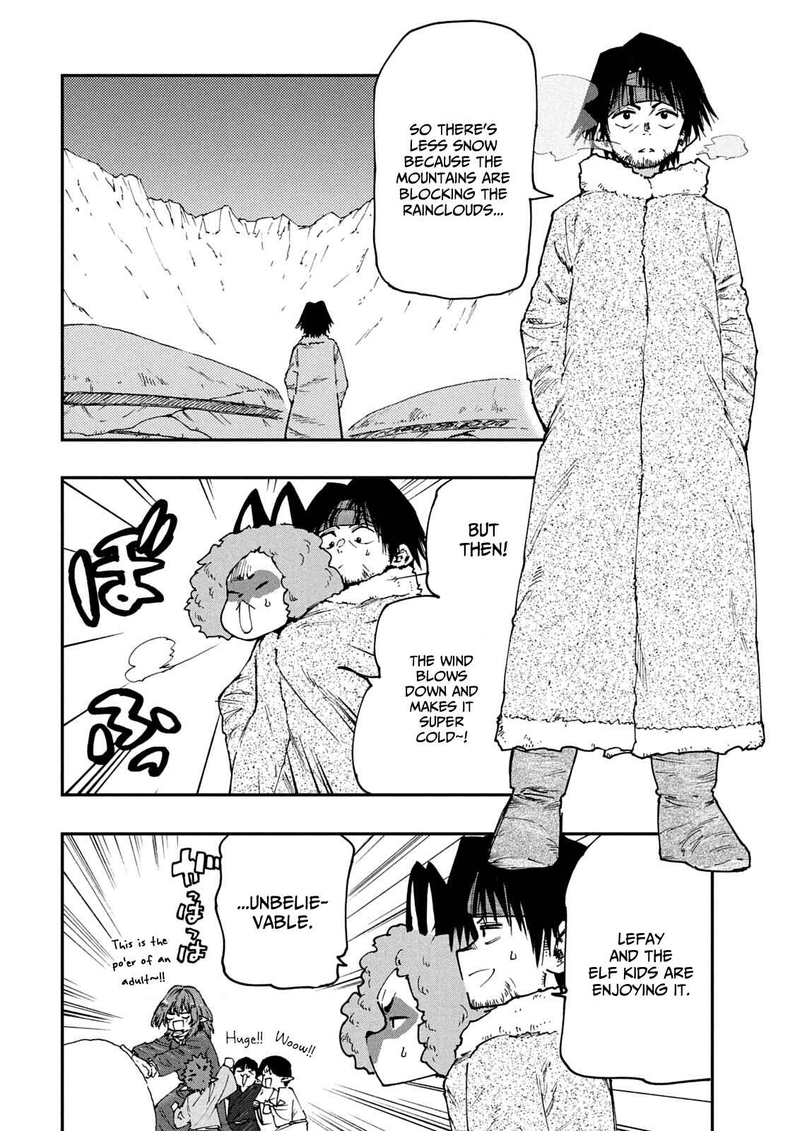 Mazumeshi Elf to Yuuboku gurashi Chapter 58 - Page 2