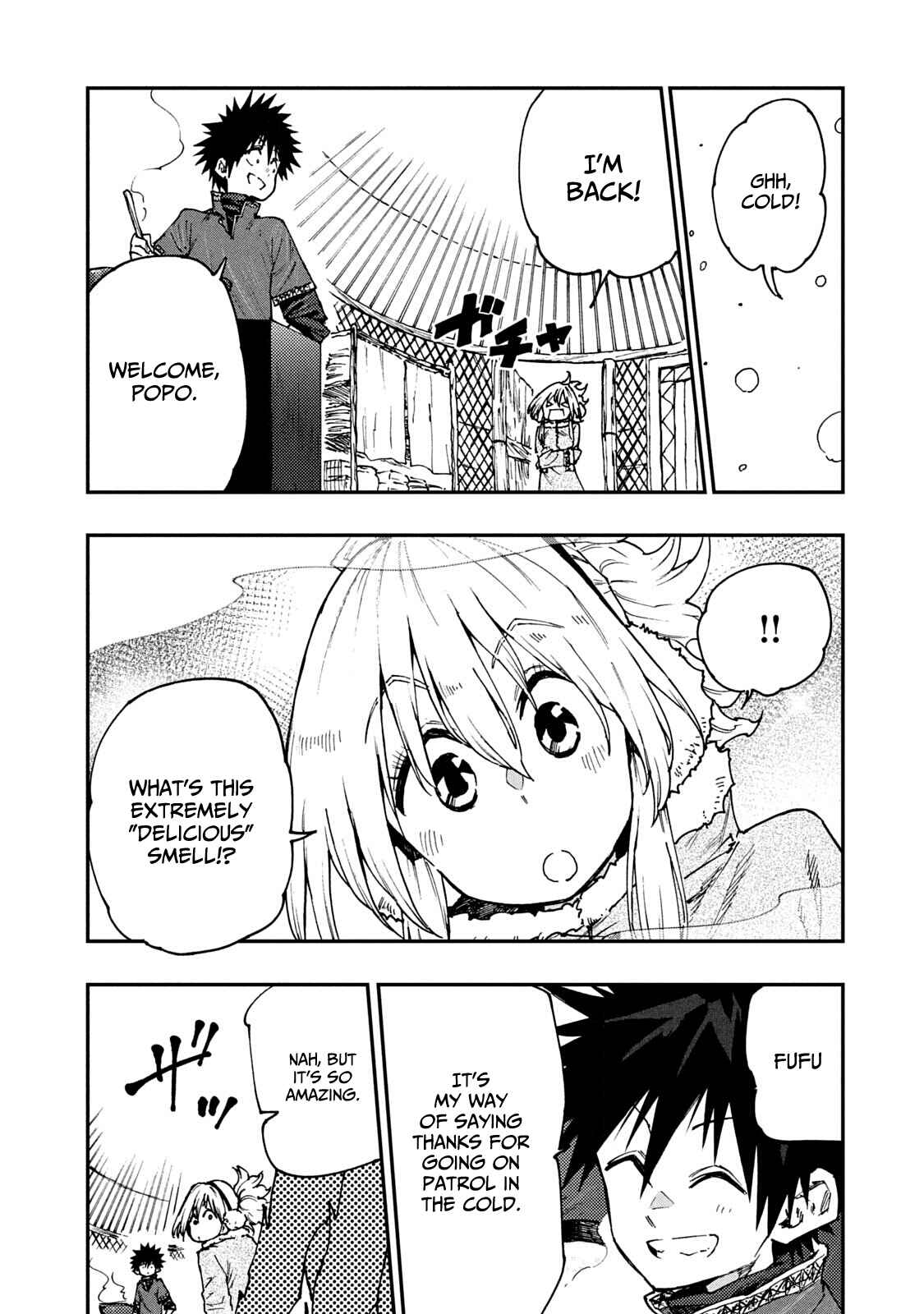 Mazumeshi Elf to Yuuboku gurashi Chapter 58 - Page 3