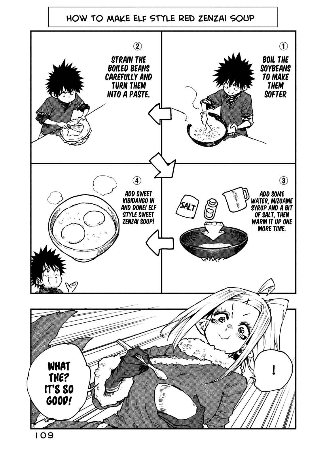 Mazumeshi Elf to Yuuboku gurashi Chapter 58 - Page 5