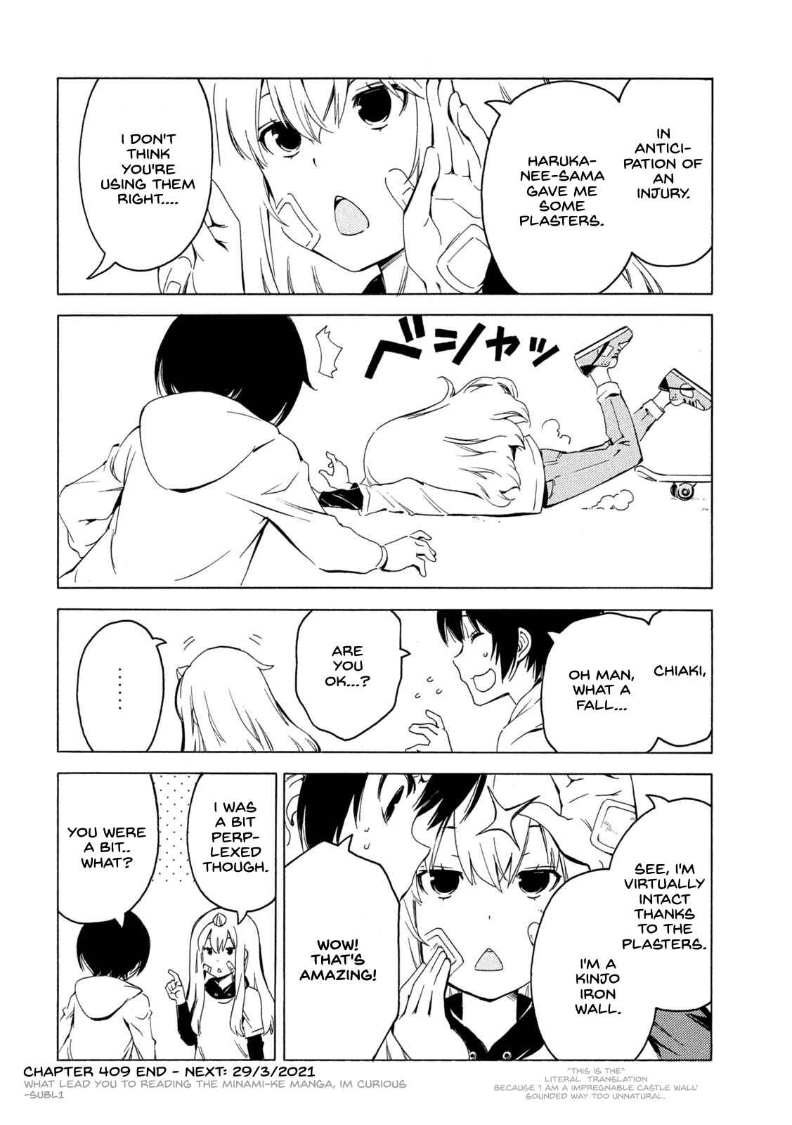 Minami-ke Chapter 409 - Page 8