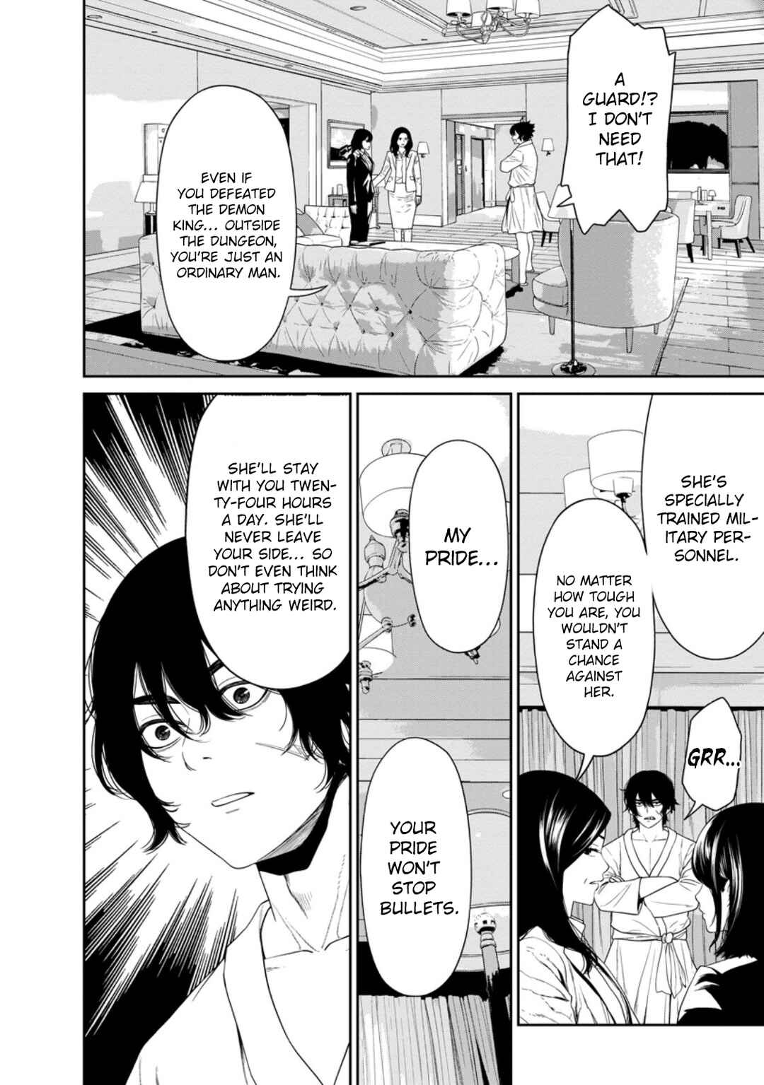 Dungeon de Tatakaitsuzukete 20-nen no Doutei Yuusha, Chijou ni Modottara Danjoubi 1:1000 no Sekai Datta Chapter 3.1 - Page 4