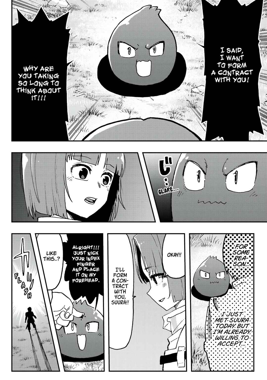 Aibou wa Slime!? ~Saikyou no Aibou wo Eta Boku ga Saikyou no Mahou wo Tsukatte Nariagaru~ Chapter 2 - Page 4