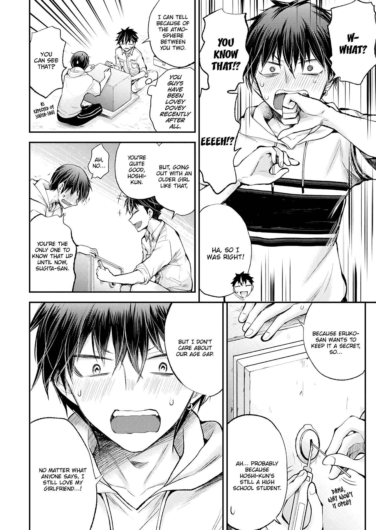 Shingeki no Eroko-san: Hen na Oneesan wa Danshi Kousei to Nakayoku Naritai Chapter 16 - Page 12