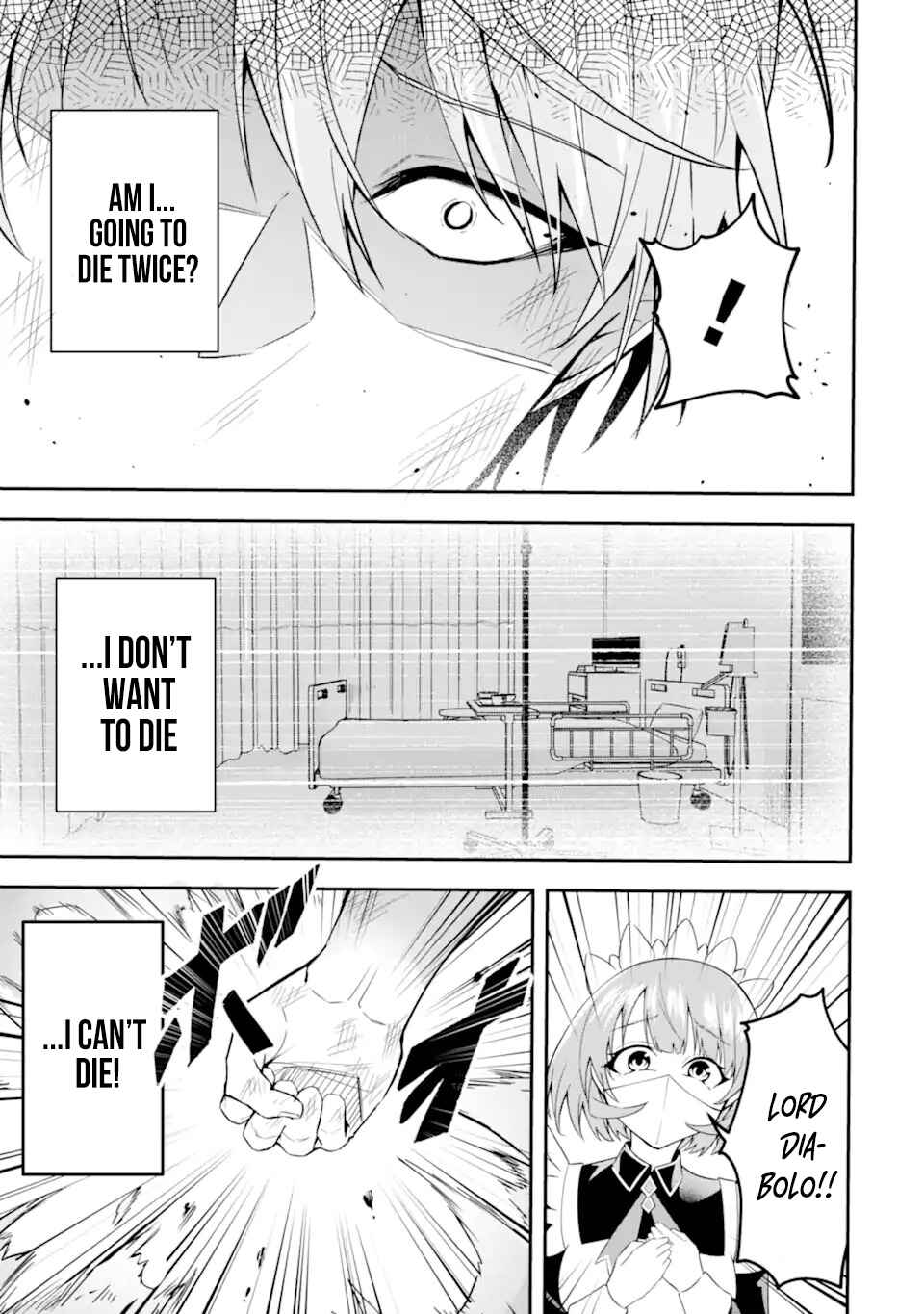 Shokei Flag no Akuyaku Kizoku ni Tensei Shita ga, Shinitakunai node Yami Mahou o Kiwamete Heroine-tachi o Sukuimasu Chapter 1.2 - Page 27