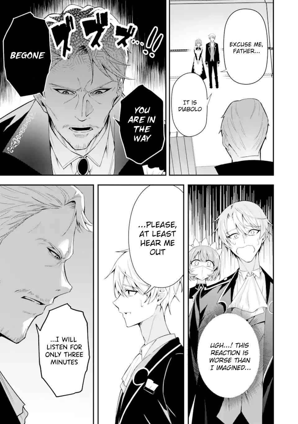 Shokei Flag no Akuyaku Kizoku ni Tensei Shita ga, Shinitakunai node Yami Mahou o Kiwamete Heroine-tachi o Sukuimasu Chapter 1.2 - Page 3