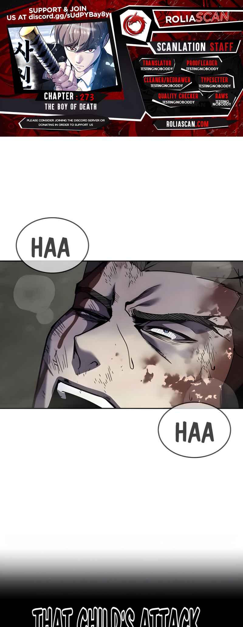 The Boy of Death Chapter 273 - Page 1