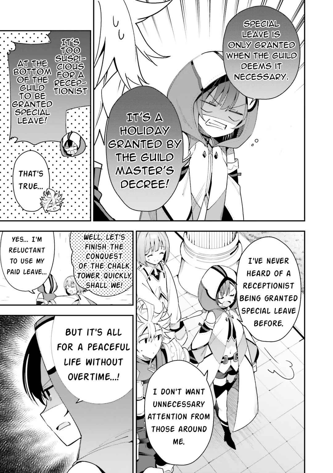 Guild no Uketsukejou Desu ga, Zangyou wa Iya Nanode Boss wo Solo Toubatsu Shiyou to Omoimasu Chapter 11 - Page 21