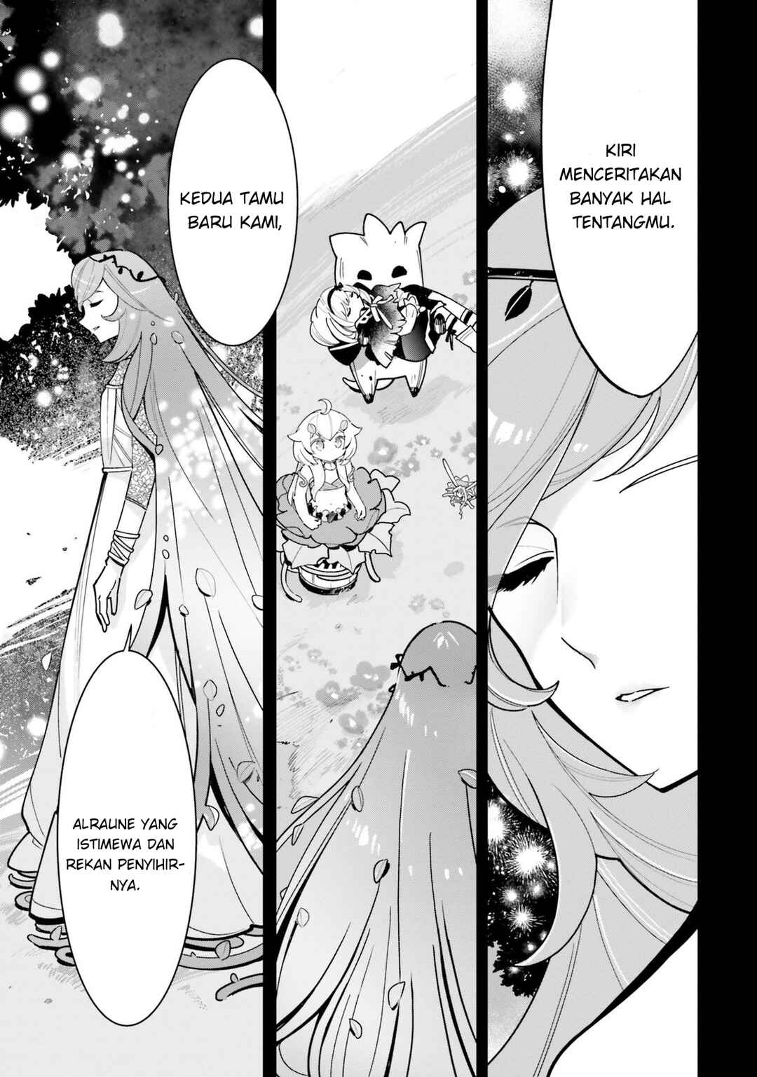 Shokubutsu Monster Musume Nikki: Seijo datta Watashi ga Uragirareta Hate ni Alraune ni Tensei Shite Shimatta node, kore kara wa Kougousei o Shinagara Shizuka ni Shokubutsu Life o Sugoshimasu Chapter 19 - Page 22