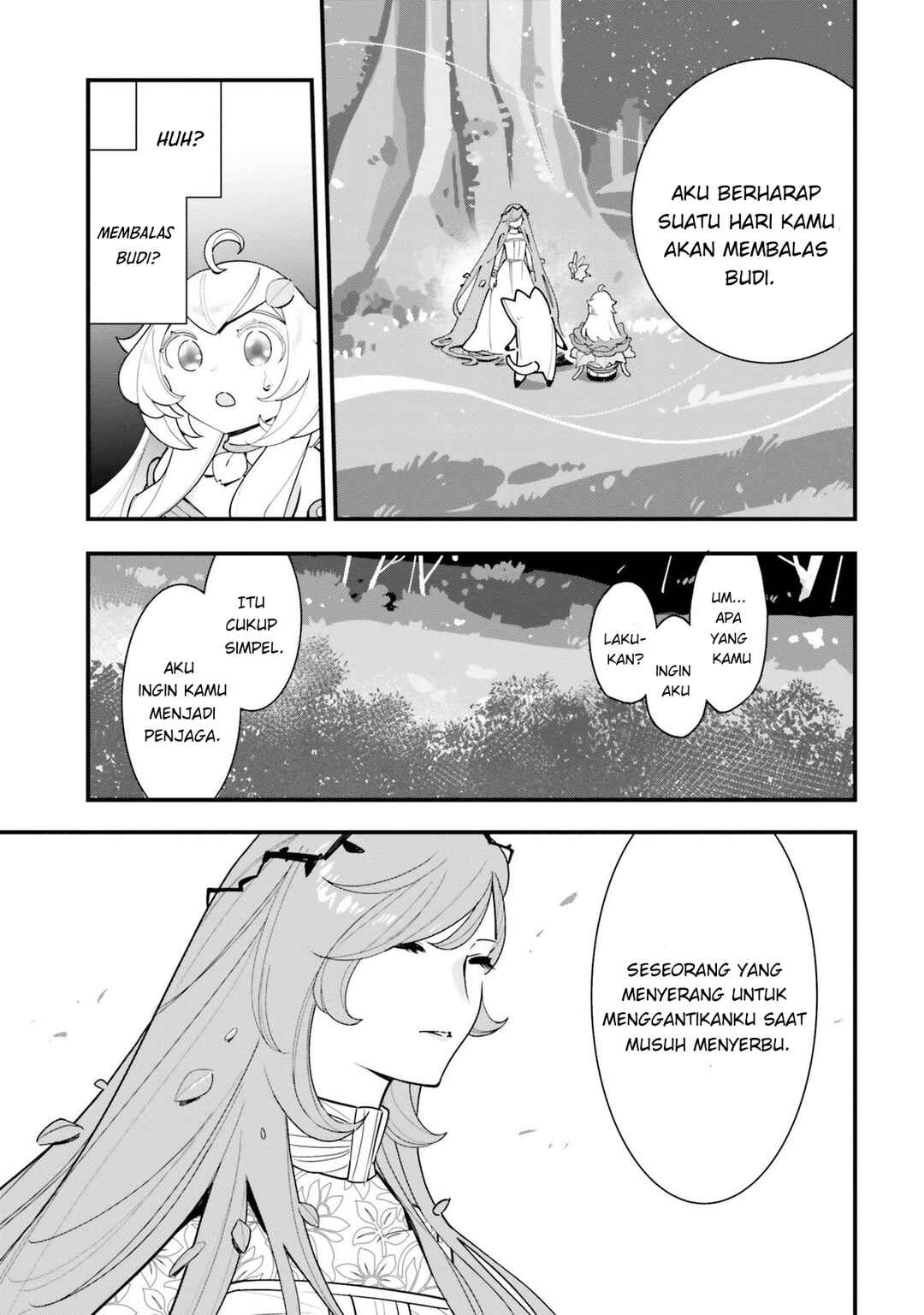 Shokubutsu Monster Musume Nikki: Seijo datta Watashi ga Uragirareta Hate ni Alraune ni Tensei Shite Shimatta node, kore kara wa Kougousei o Shinagara Shizuka ni Shokubutsu Life o Sugoshimasu Chapter 19 - Page 28