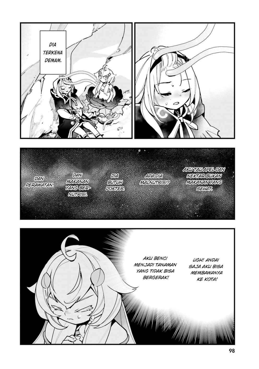 Shokubutsu Monster Musume Nikki: Seijo datta Watashi ga Uragirareta Hate ni Alraune ni Tensei Shite Shimatta node, kore kara wa Kougousei o Shinagara Shizuka ni Shokubutsu Life o Sugoshimasu Chapter 19 - Page 3