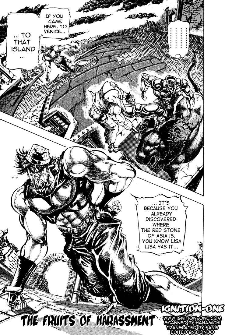 JoJo no Kimyou na Bouken: Part 2 - Sentou Chouryuu Chapter 33 - Page 1