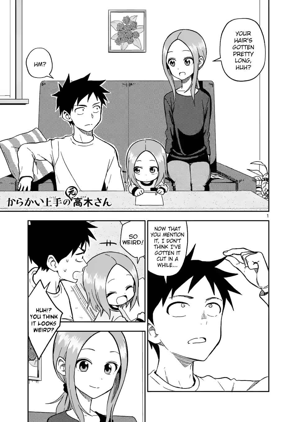 Karakai Jouzu no (Moto) Takagi-san Chapter 175 - Page 1