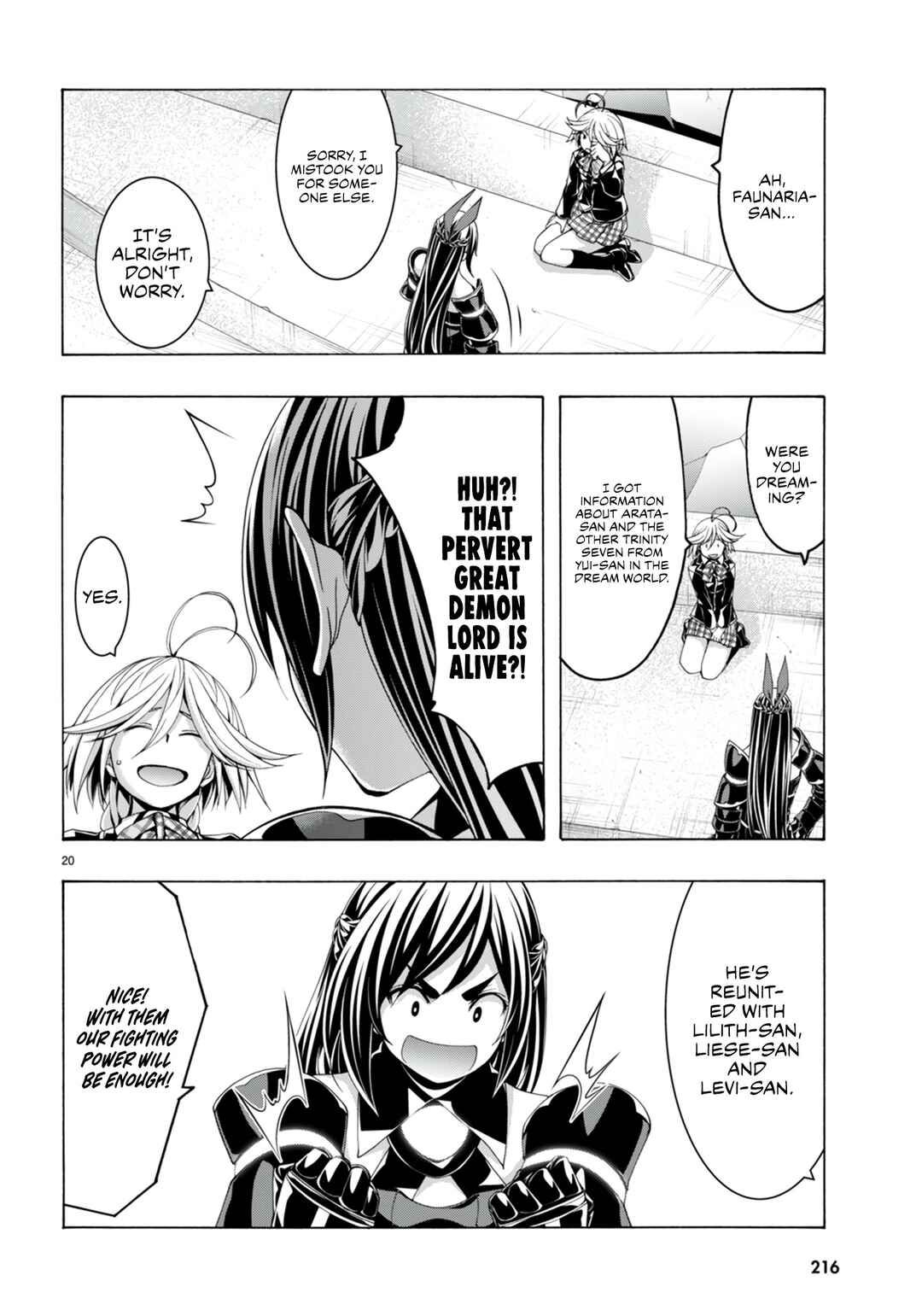Trinity Seven - 7-Nin no Masho Tsukai Chapter 148 - Page 21