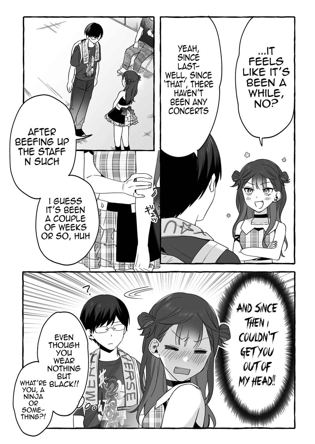 Damedol to Sekai ni 1-nin dake no Fan Chapter 15 - Page 2