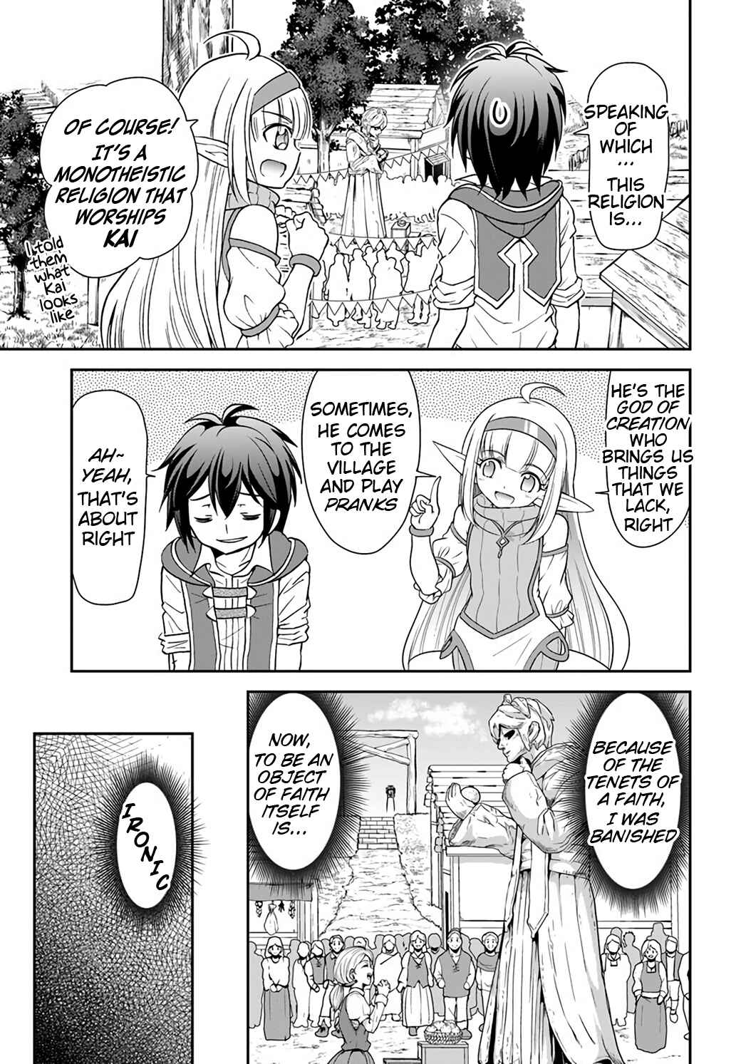 Tenohira Kaitaku Mura de Isekai Kenkokuki ~Fueteku Yome-tachi to Nonbiri Mujintou Life~ Chapter 23 - Page 13