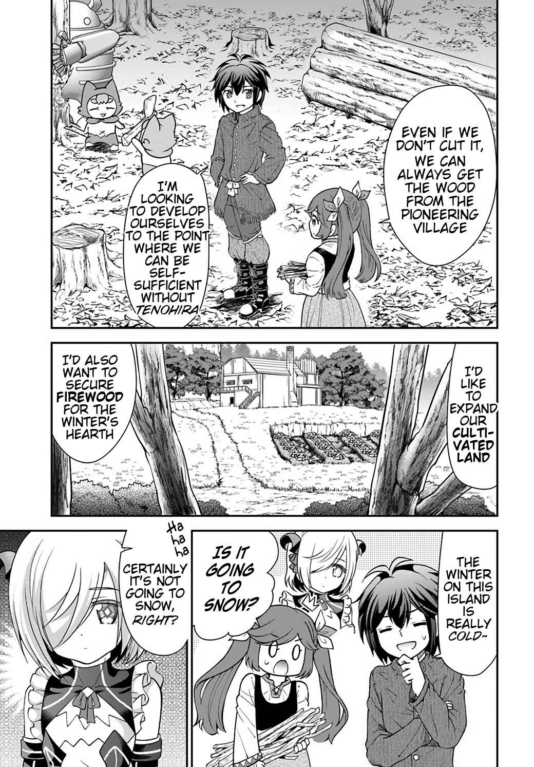Tenohira Kaitaku Mura de Isekai Kenkokuki ~Fueteku Yome-tachi to Nonbiri Mujintou Life~ Chapter 23 - Page 15