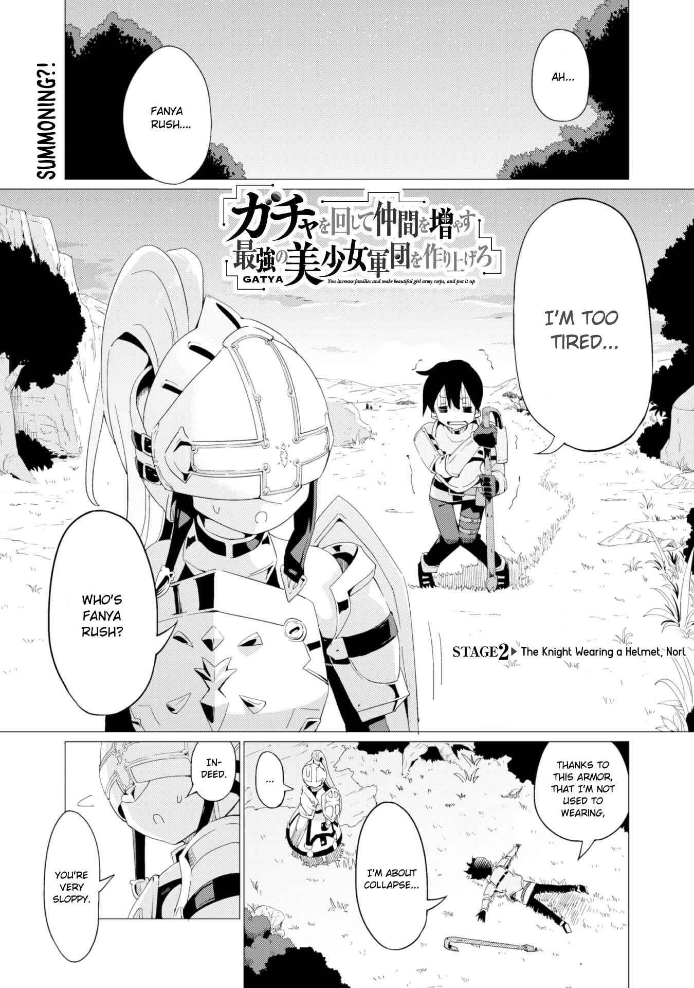 Gacha o Mawashite Nakama o Fuyasu: Saikyou no Bishoujo Gundan o Tsukuriagero Chapter 2 - Page 2