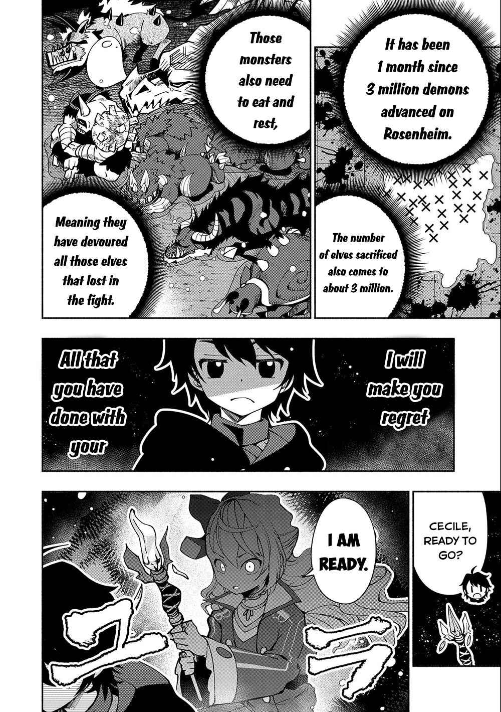 Hell Mode: Yarikomi Suki no Gamer wa Haisettei no Isekai de Musou Suru—Hajimari no Shoukanshi Chapter 42 - Page 3
