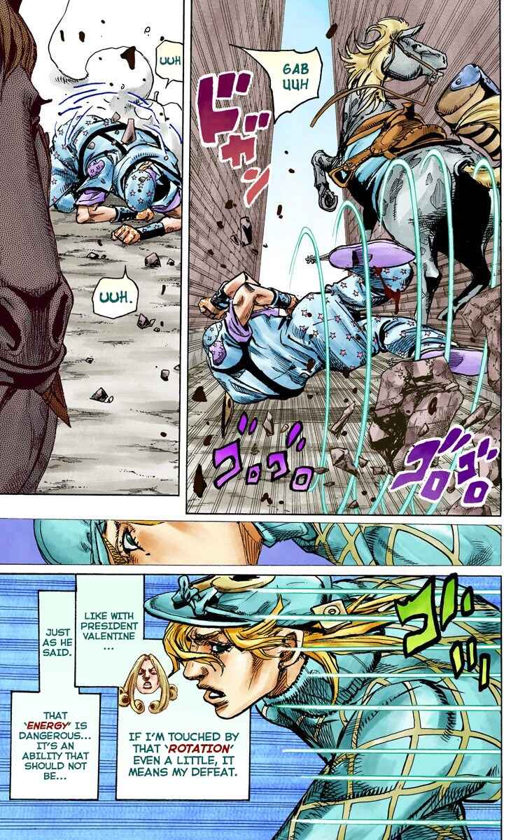 JoJo no Kimyou na Bouken: Part 7 - Steel Ball Run Color-ban Chapter 92 - Page 12