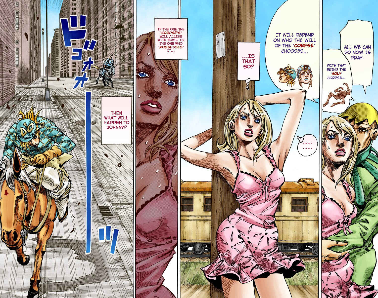 JoJo no Kimyou na Bouken: Part 7 - Steel Ball Run Color-ban Chapter 92 - Page 15