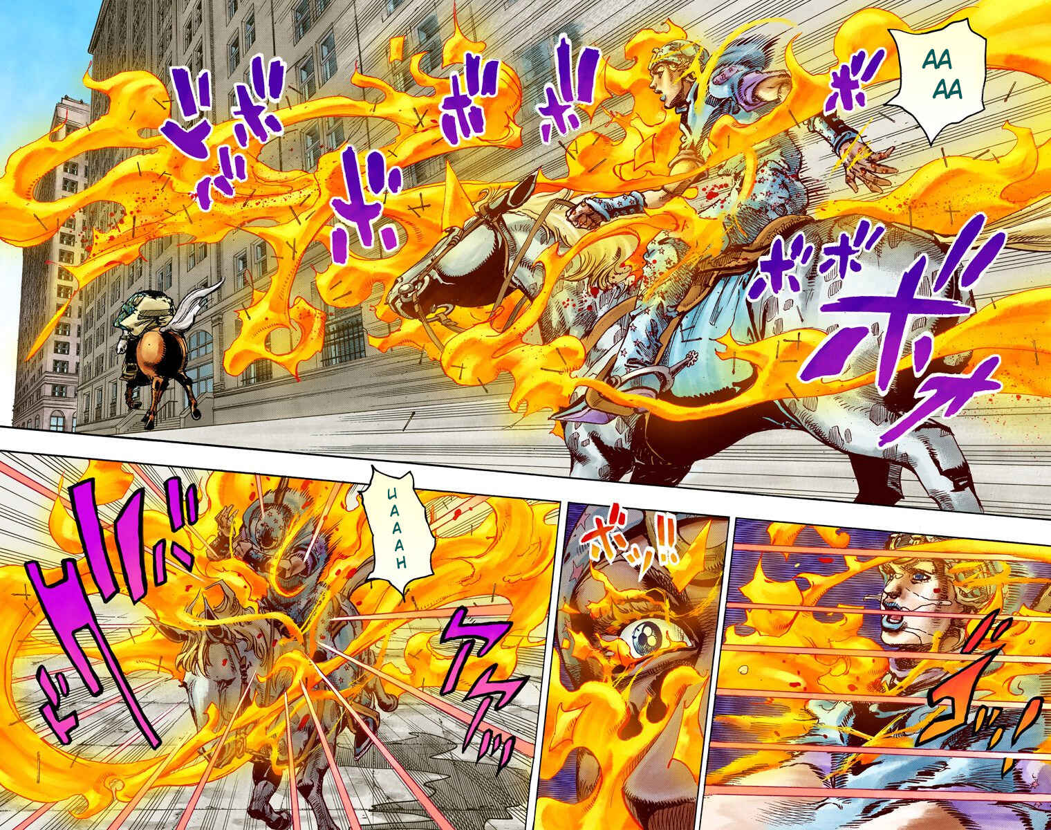 JoJo no Kimyou na Bouken: Part 7 - Steel Ball Run Color-ban Chapter 92 - Page 24