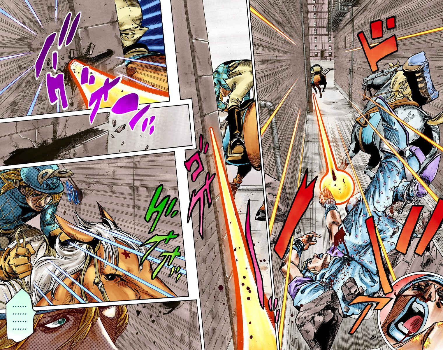 JoJo no Kimyou na Bouken: Part 7 - Steel Ball Run Color-ban Chapter 92 - Page 5