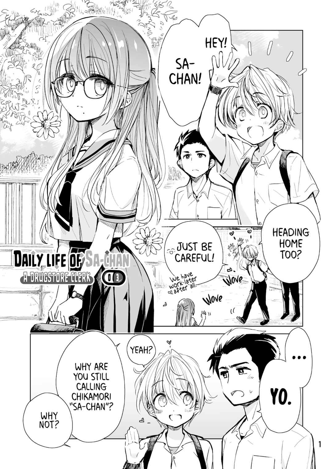 Drugstore Ten'in Sacchan no Nichijou Chapter 3 - Page 1