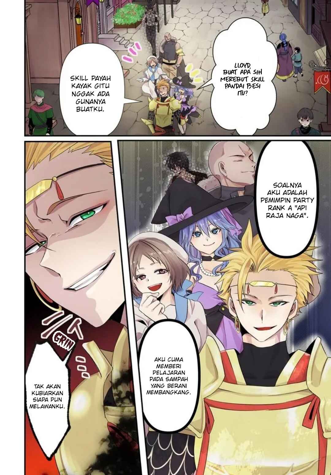 Tsuihou-kei no Akuyaku Party no Leader ni Tensei shita node, Zamaa sareru mae ni Jibun wo Tsuihou shimashita. ~Skill wo Ubau 'Steal' tte Akuyaku-sugiru kedo Tsuyosugiru . Chapter 1 - Page 3
