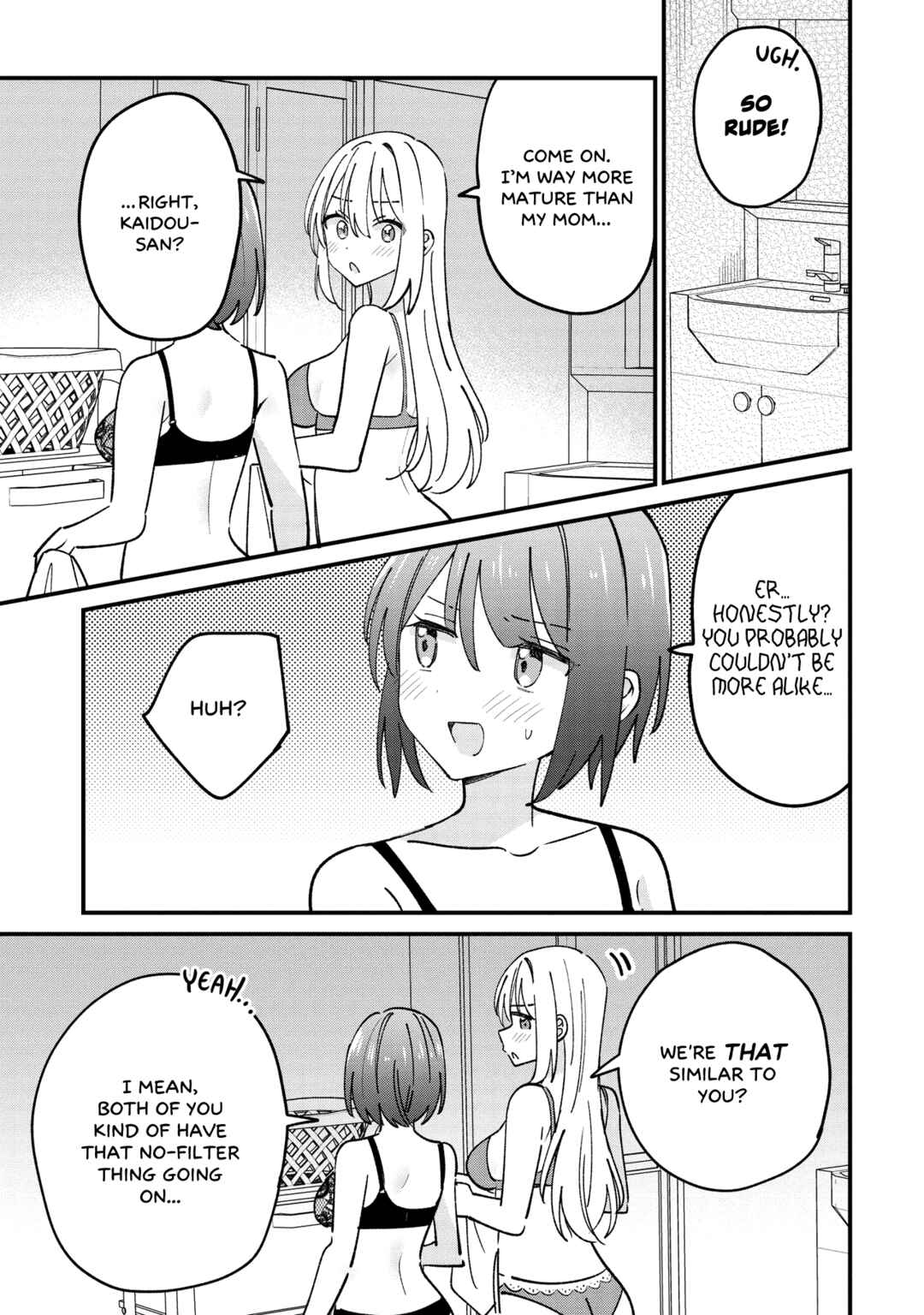 Kao dake yoi Classmate ga, Yatara to Guigui Kuru Yuri no Hanashi. Chapter 8.1 - Page 10