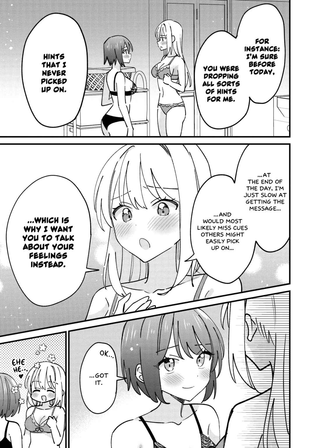 Kao dake yoi Classmate ga, Yatara to Guigui Kuru Yuri no Hanashi. Chapter 8.1 - Page 14